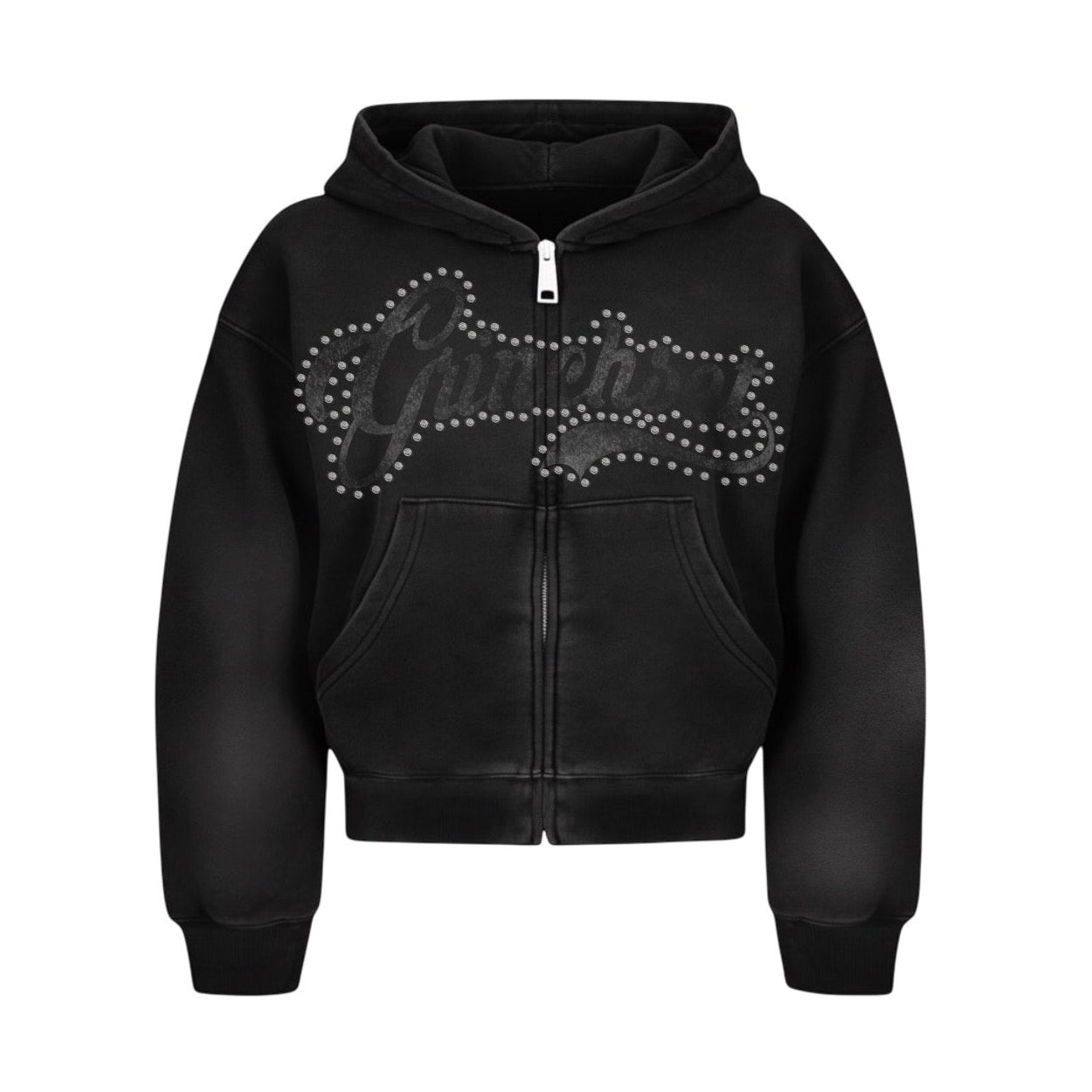 Acid Wash Grinchset Zip Up Hoodie