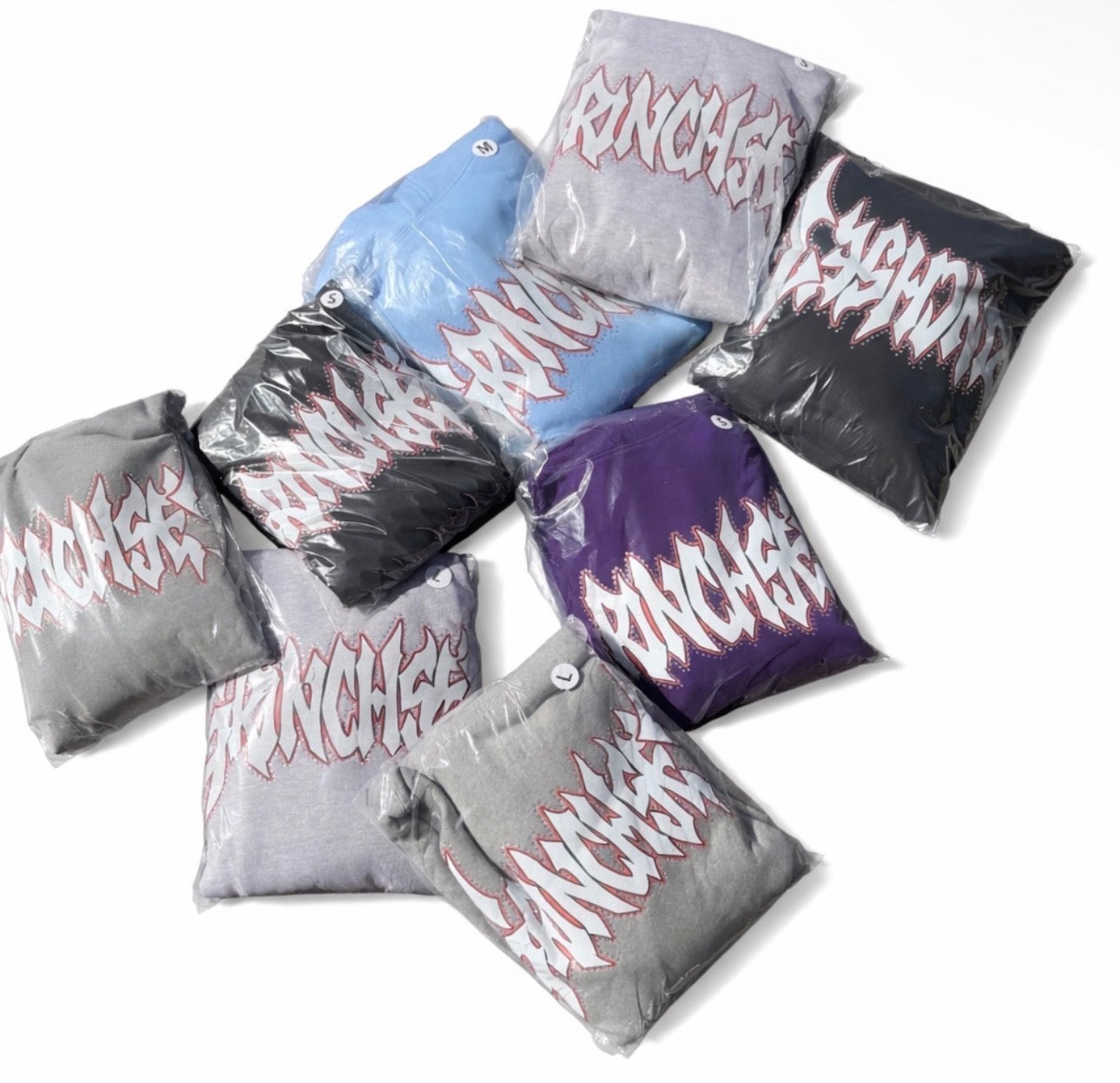 Grinchset Hoodies - Studded