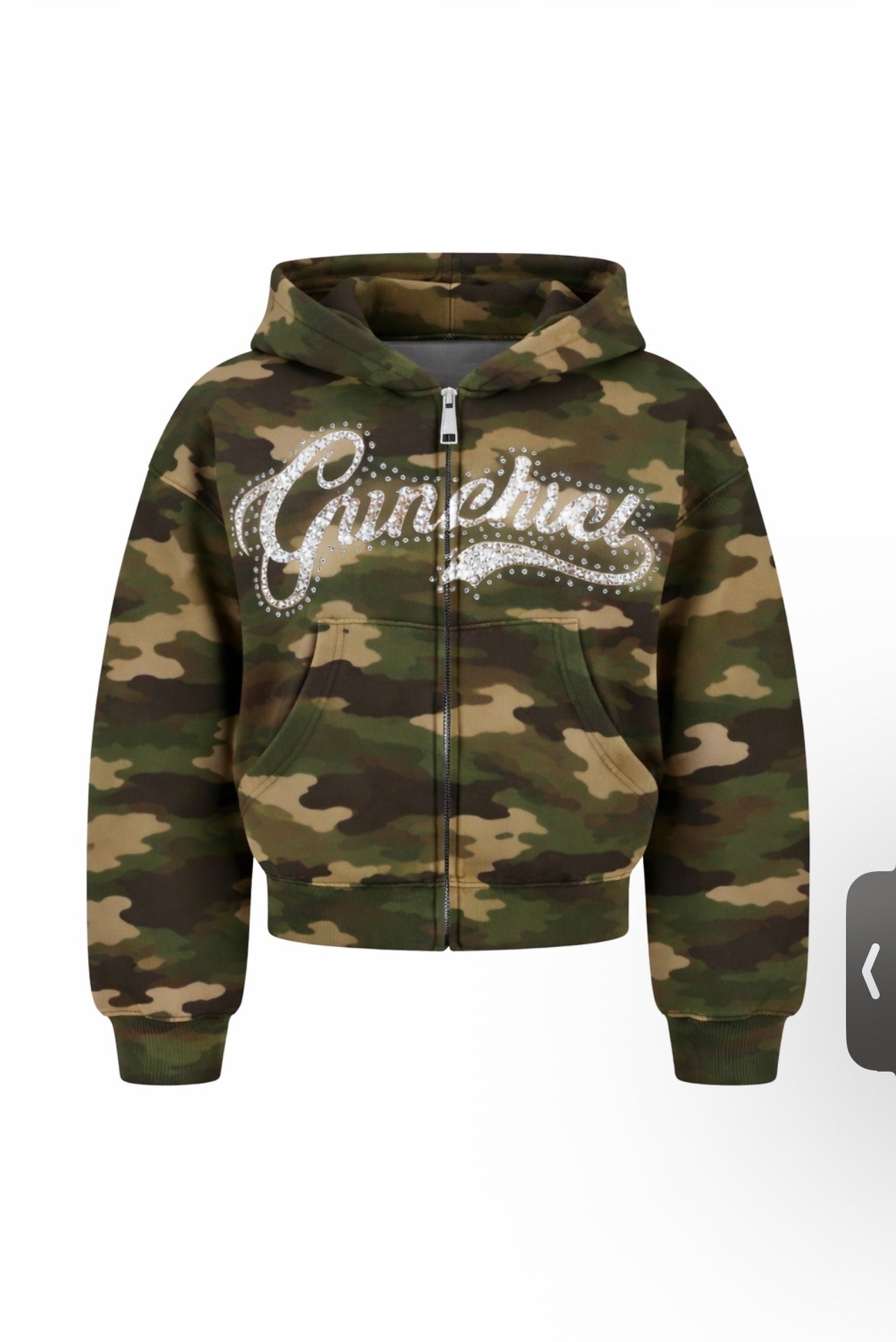 Acid Wash Grinchset Zip Up Hoodie