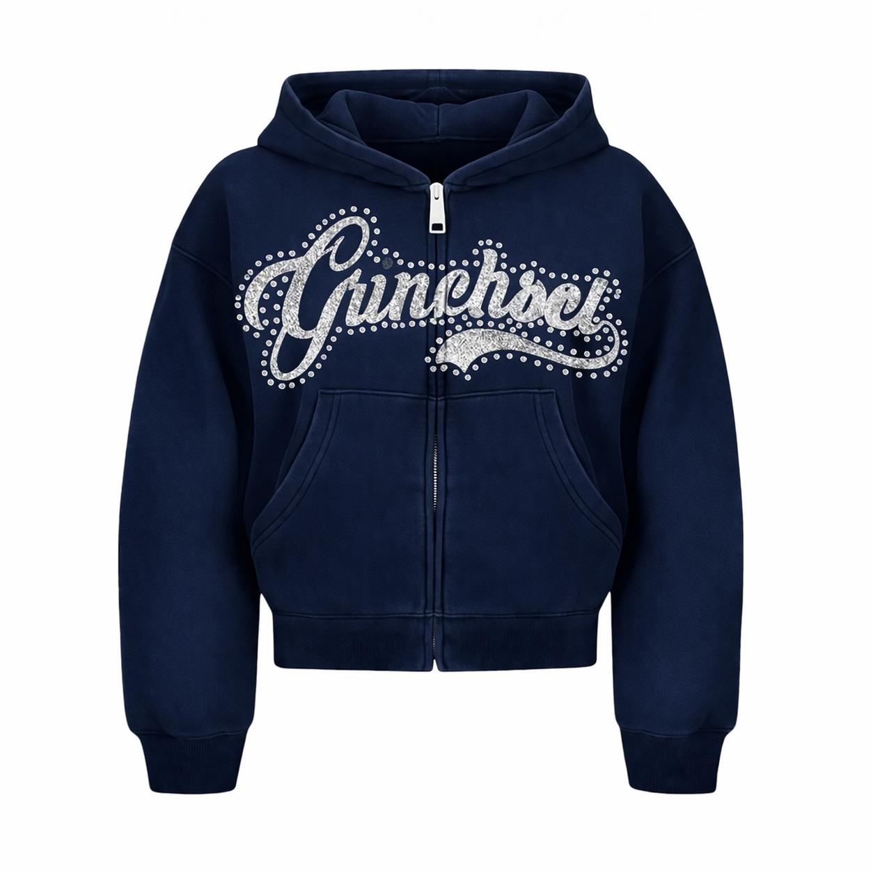 Acid Wash Grinchset Zip Up Hoodie