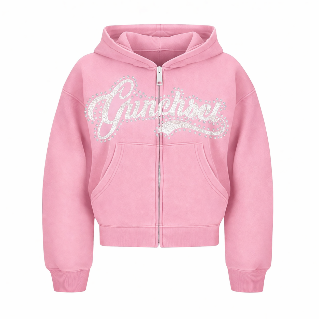 Acid Wash Grinchset Zip Up Hoodie
