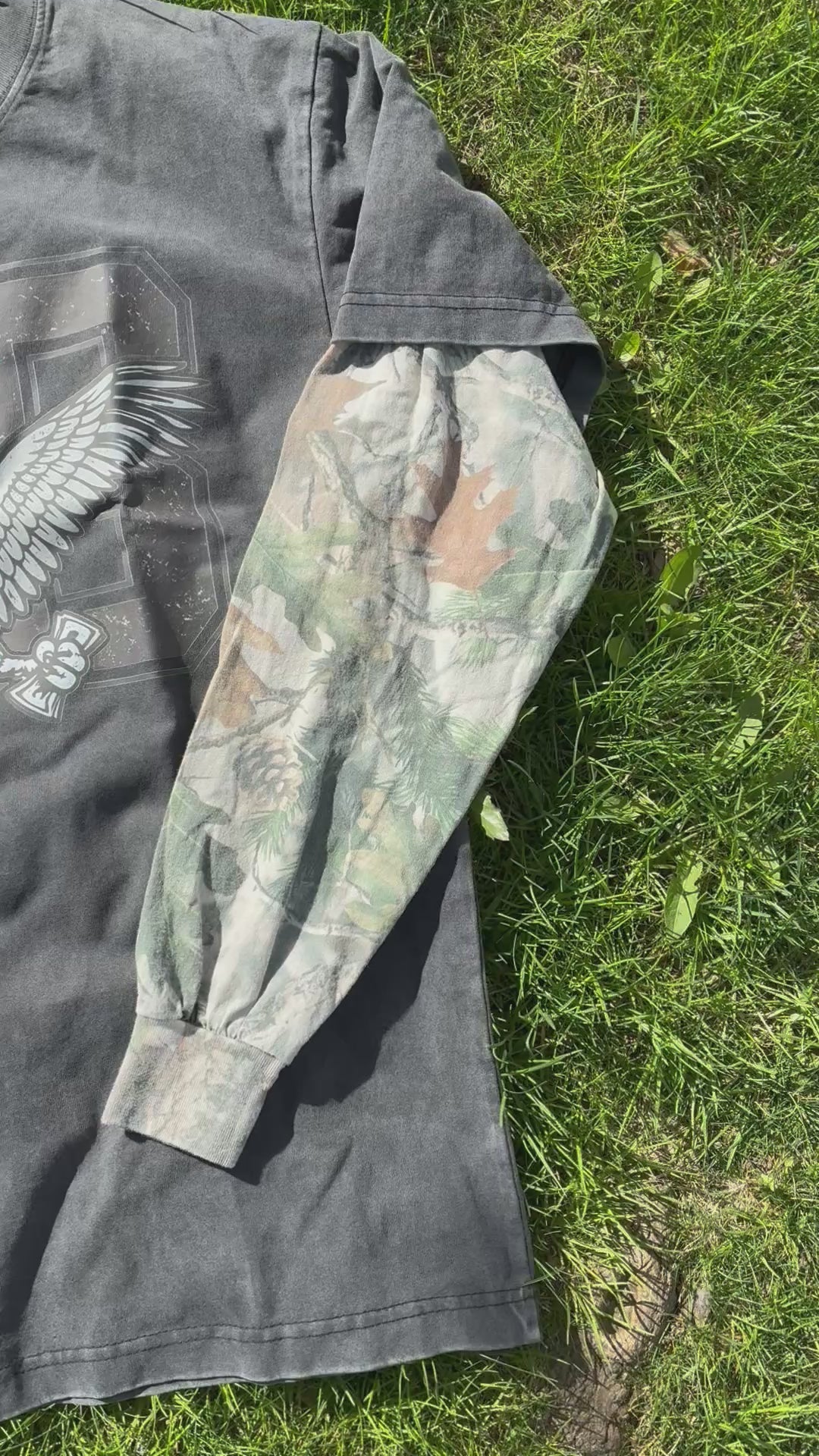 GSET CAMO SLEEVE SHIRT